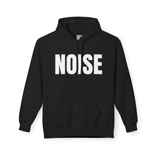 Noise Hoodie (small font) - Unisex Midweight Fleece Softstyle