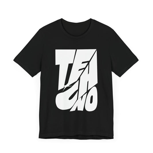 Techno Vibes Unisex Jersey Tee - Short Sleeve Graphic T-Shirt for Music Lovers